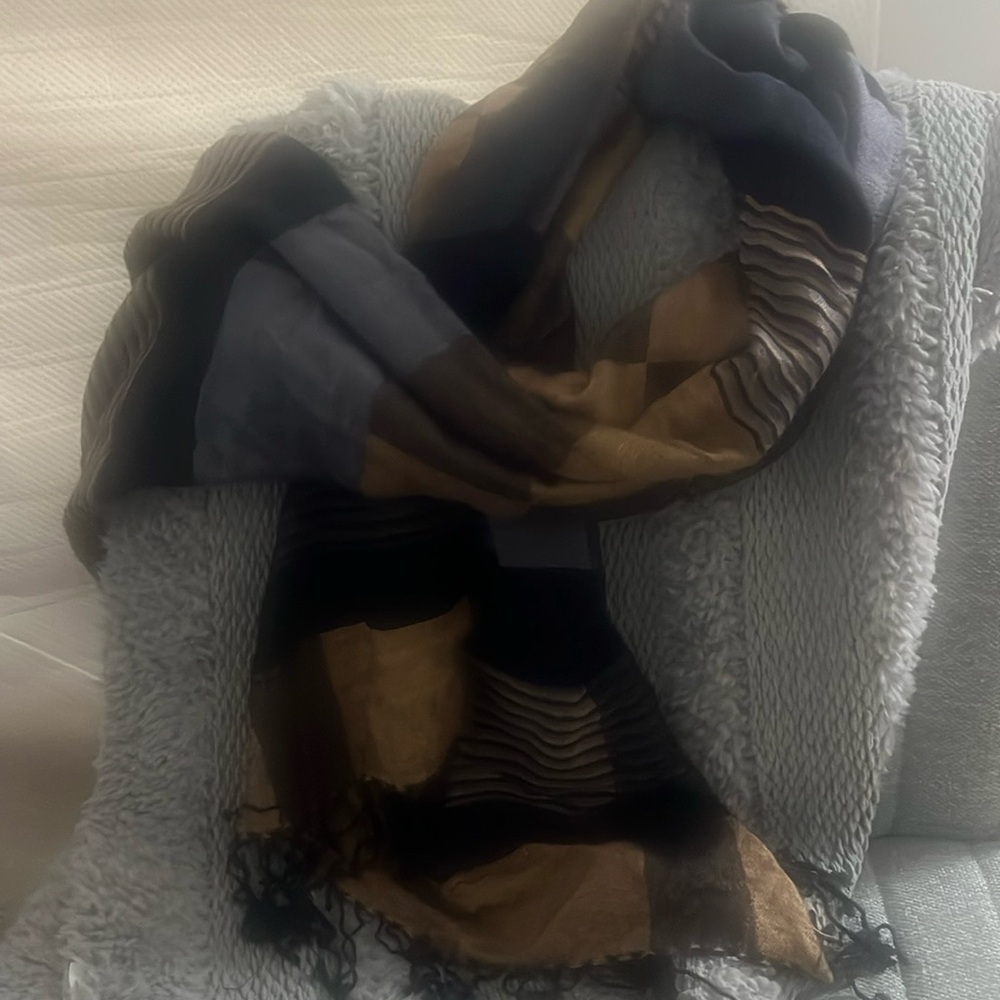 Plaid Pashmina